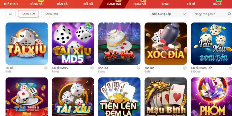 kho trò chơi tại nhà cái may88